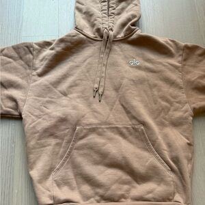 ALO Yoga Women Tan Hoodie and Pants